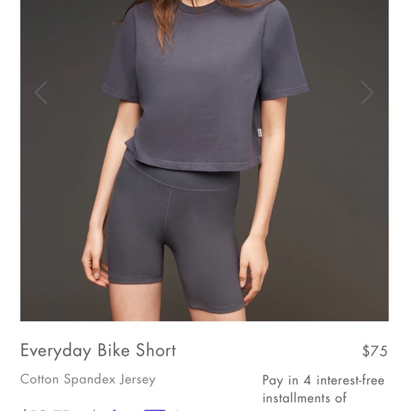 Onia Pants - NWT ONIA everyday biker shorts and bra